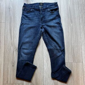 Hudson Natalie Mid Rise Super Skinny Jeans Womens 27 Inch Waist Blue Denim Zip